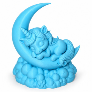Custom 3D Printed Unicorn and Moon Décor